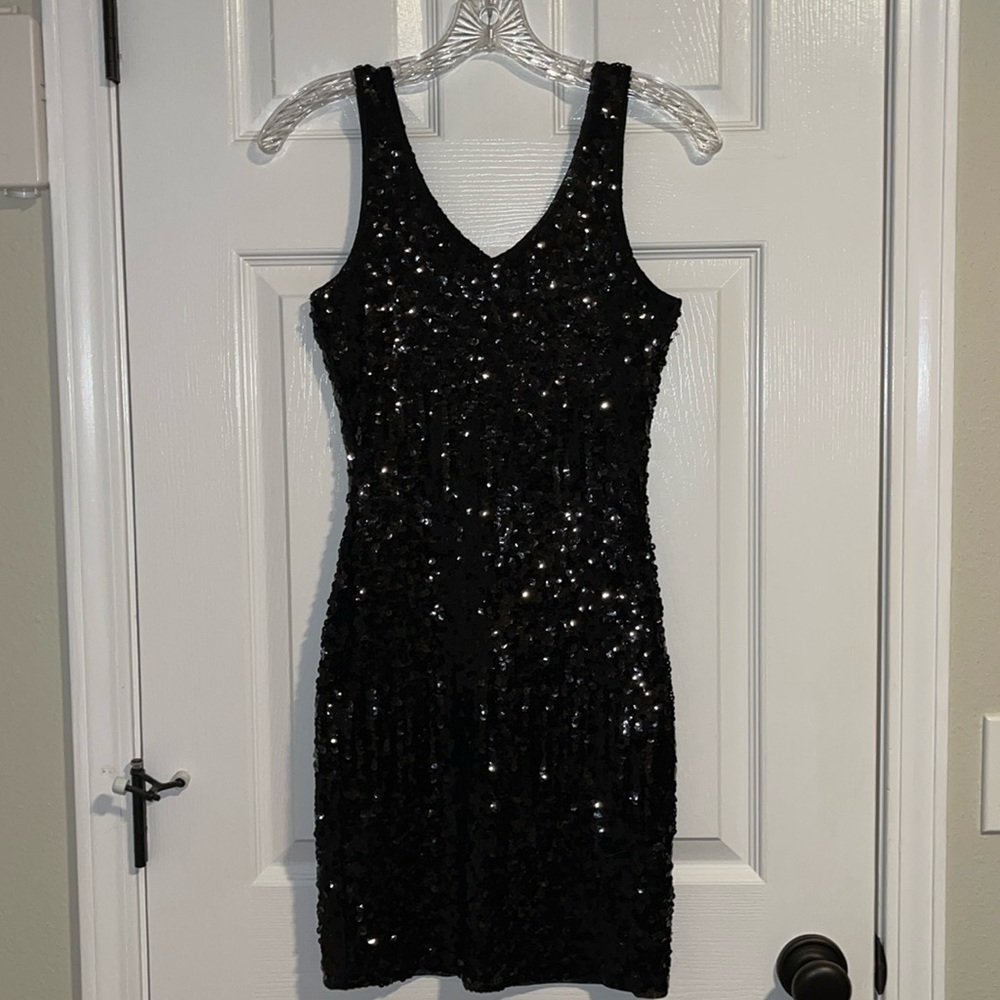 Black Sequin Dress size XS